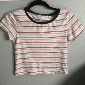 PacSun semi cropped tee